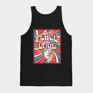 Peace and Love - Hippie Tank Top